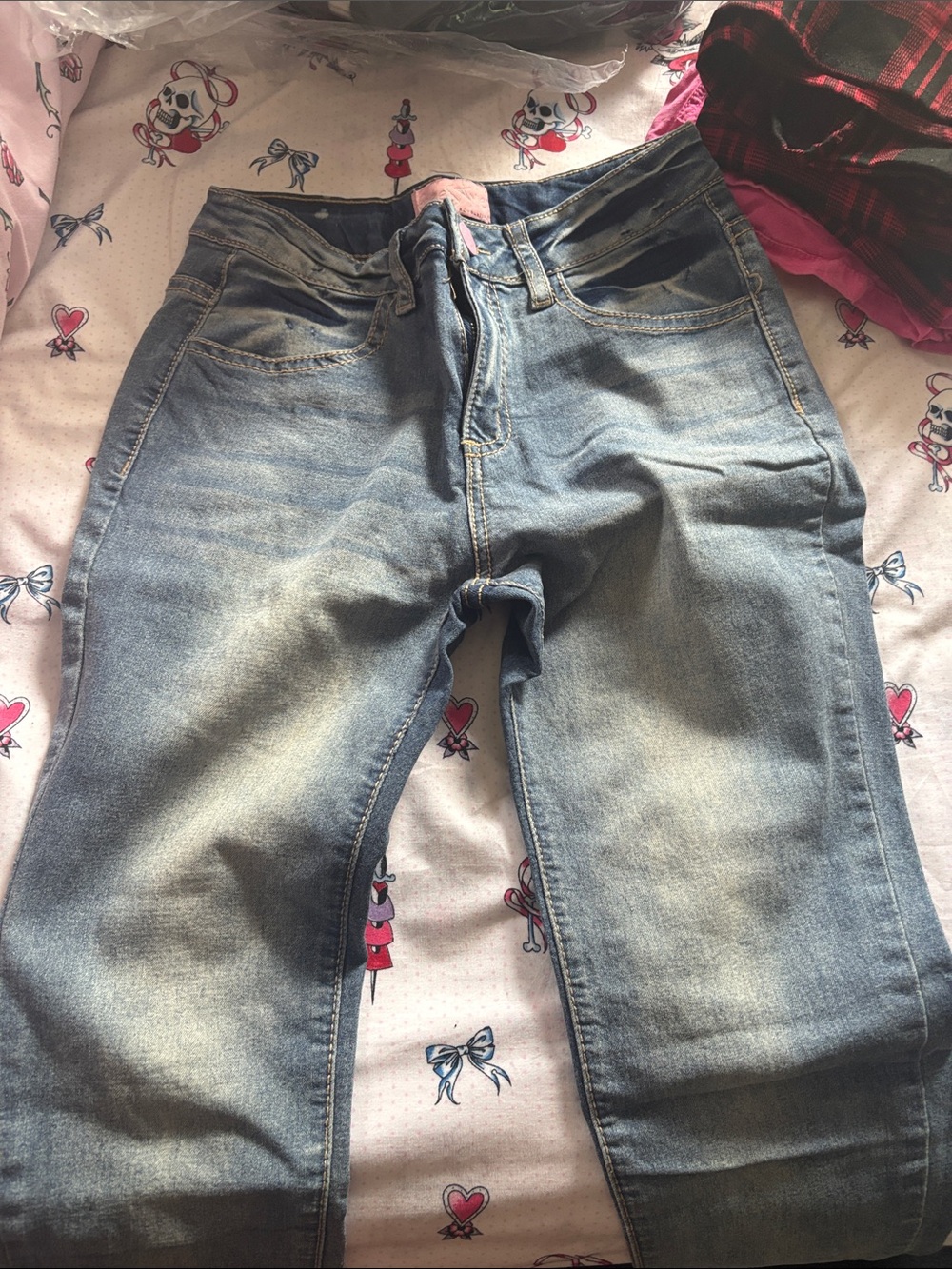 Classic Women's Blue Washed Jeans